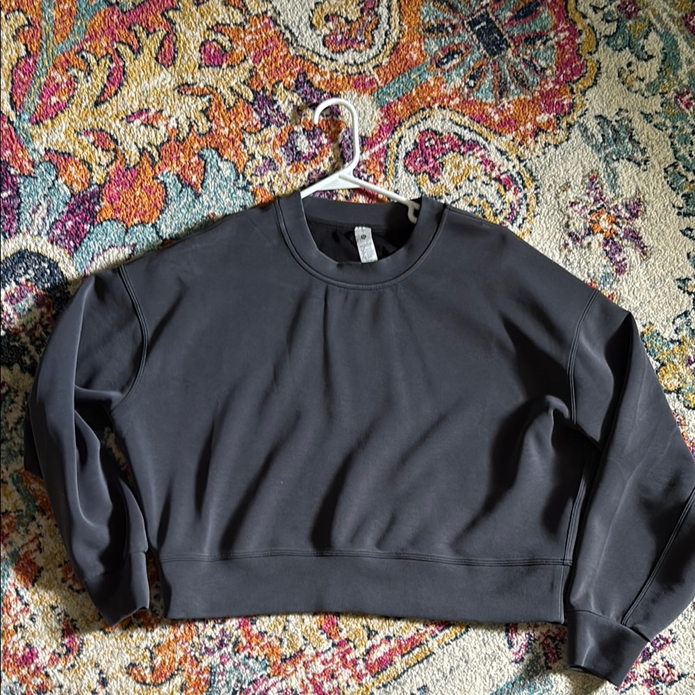 Lululemon Athletica Black Relaxed Fit Hoodie